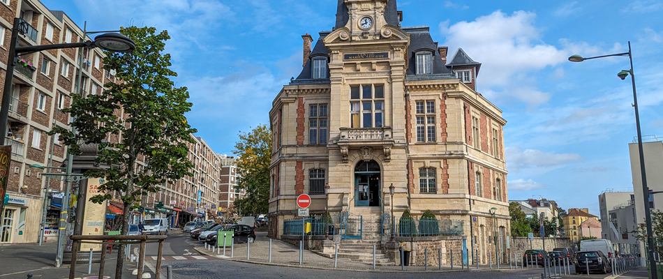 Image en deux parties de la ville de Arcueil